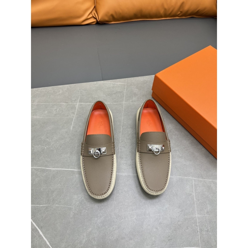 H**mes leather shoes